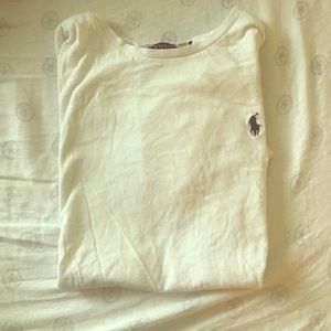 White Polo tee